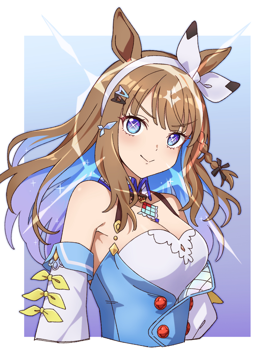 This is a pixiv picture whose title is アーモンドアイ.