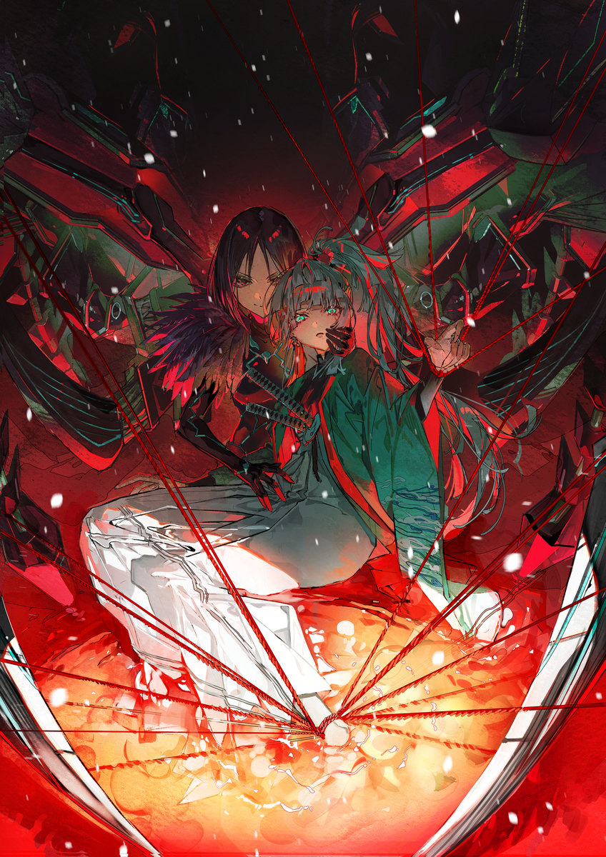 This is a pixiv picture whose title is 傀儡.