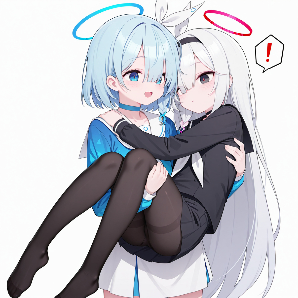 This is a pixiv picture whose title is aronaのお姫様抱っこ.