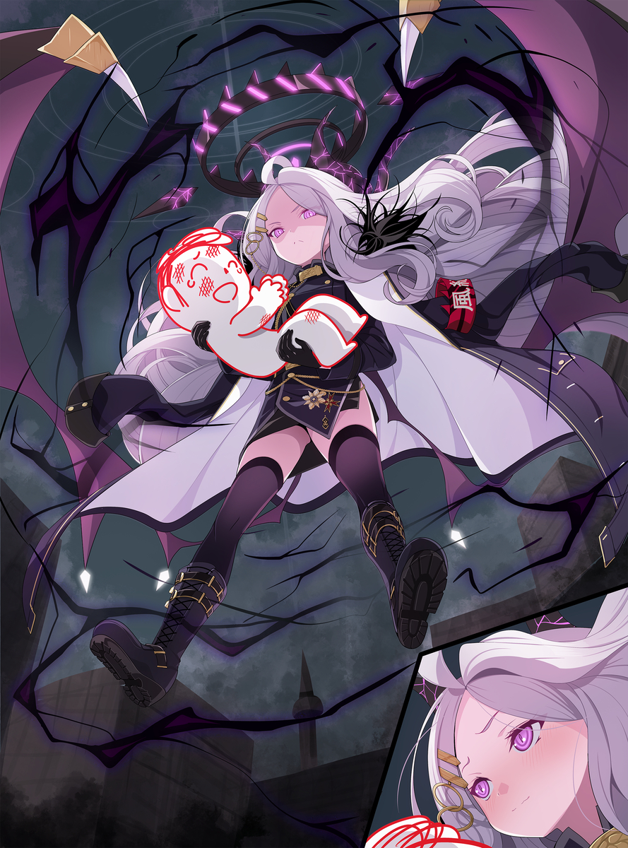 This is a pixiv picture whose title is 空崎ヒナ 激怒!!!.