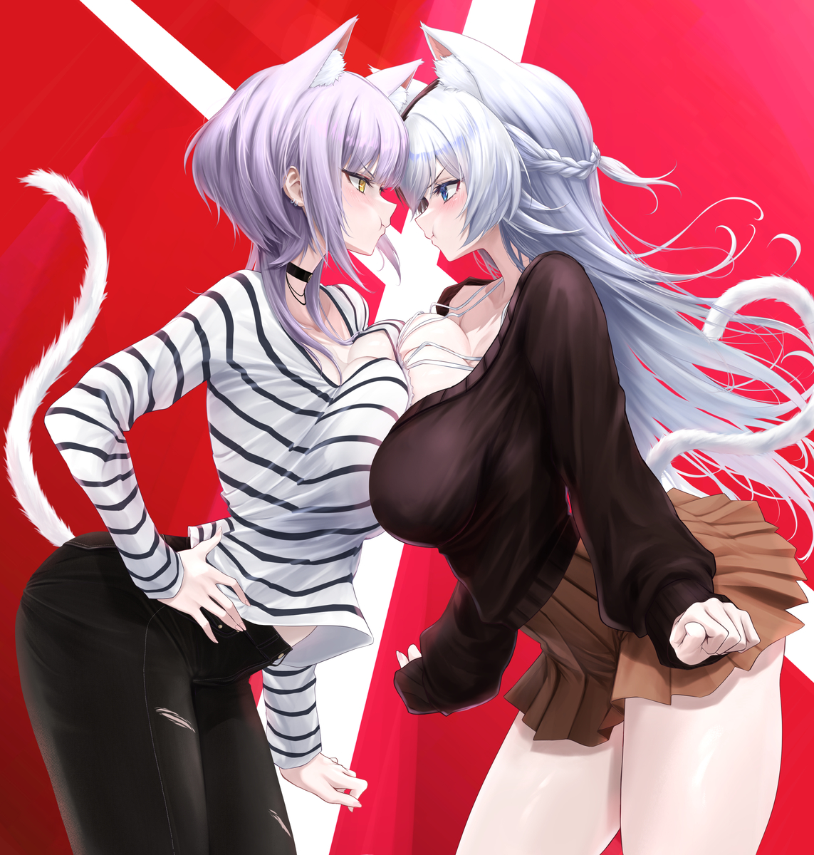 This is a pixiv picture whose title is skeb.