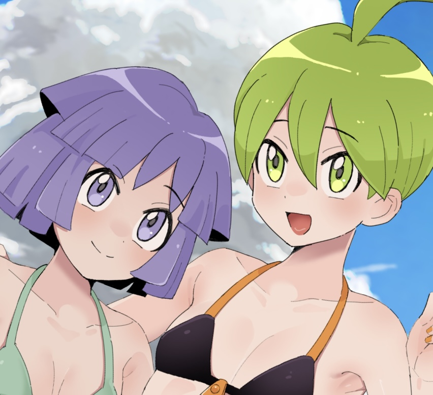 This is a pixiv picture whose title is ツクシくんとリョウくん.
