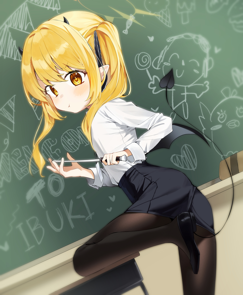 This is a pixiv picture whose title is イブキ教授.