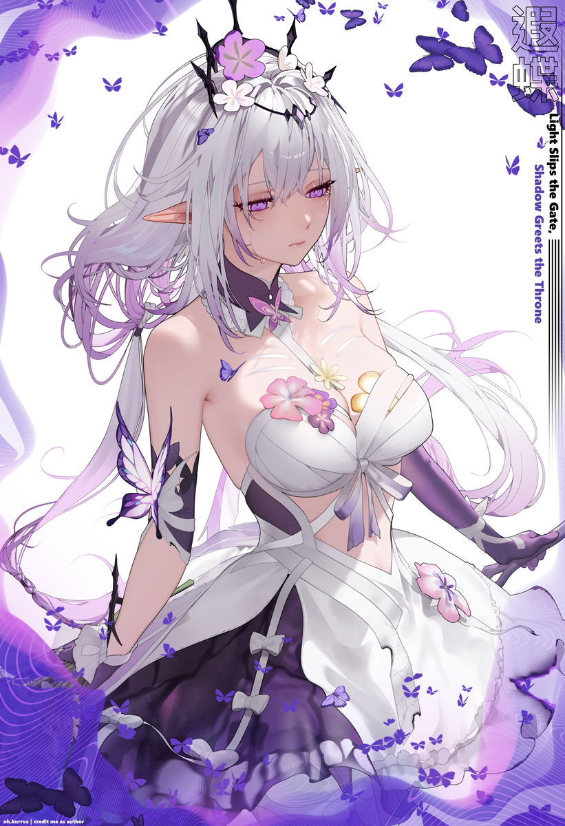This is a pixiv picture whose title is Castorice | 遐蝶.