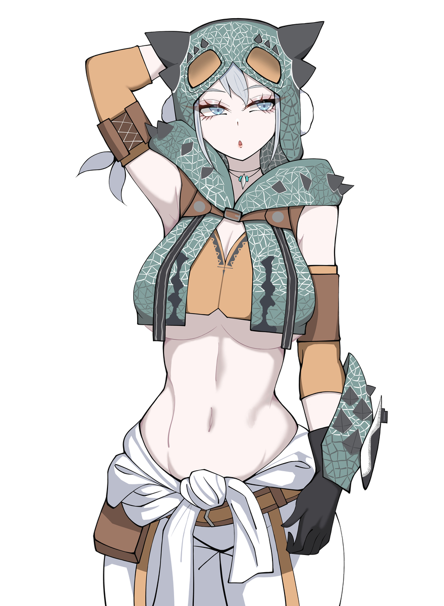 This is a pixiv picture whose title is 缠蛙套.
