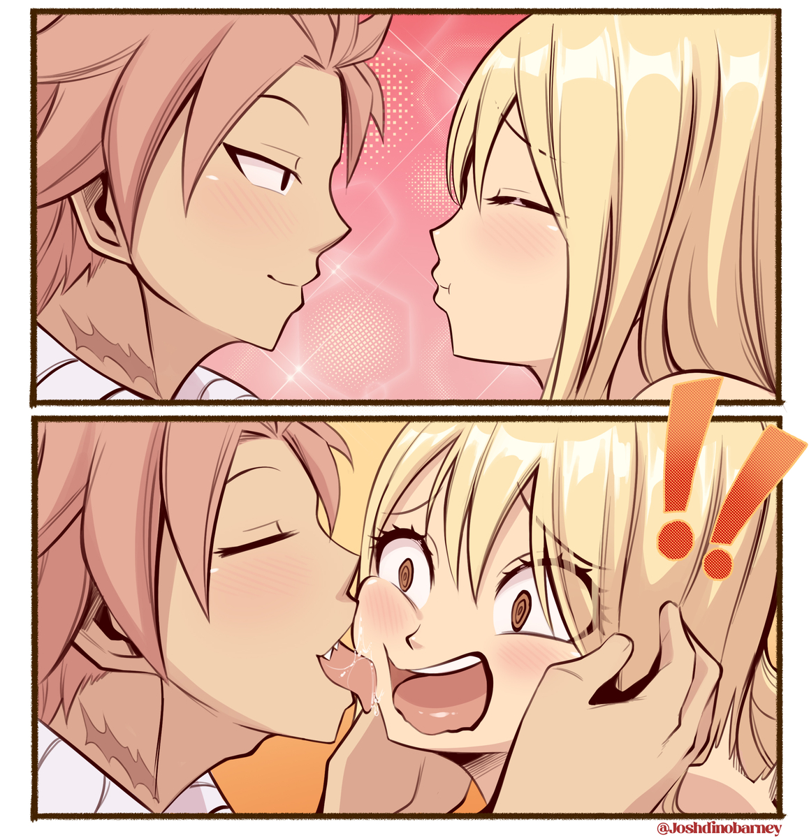This is a pixiv picture whose title is Kiss!.