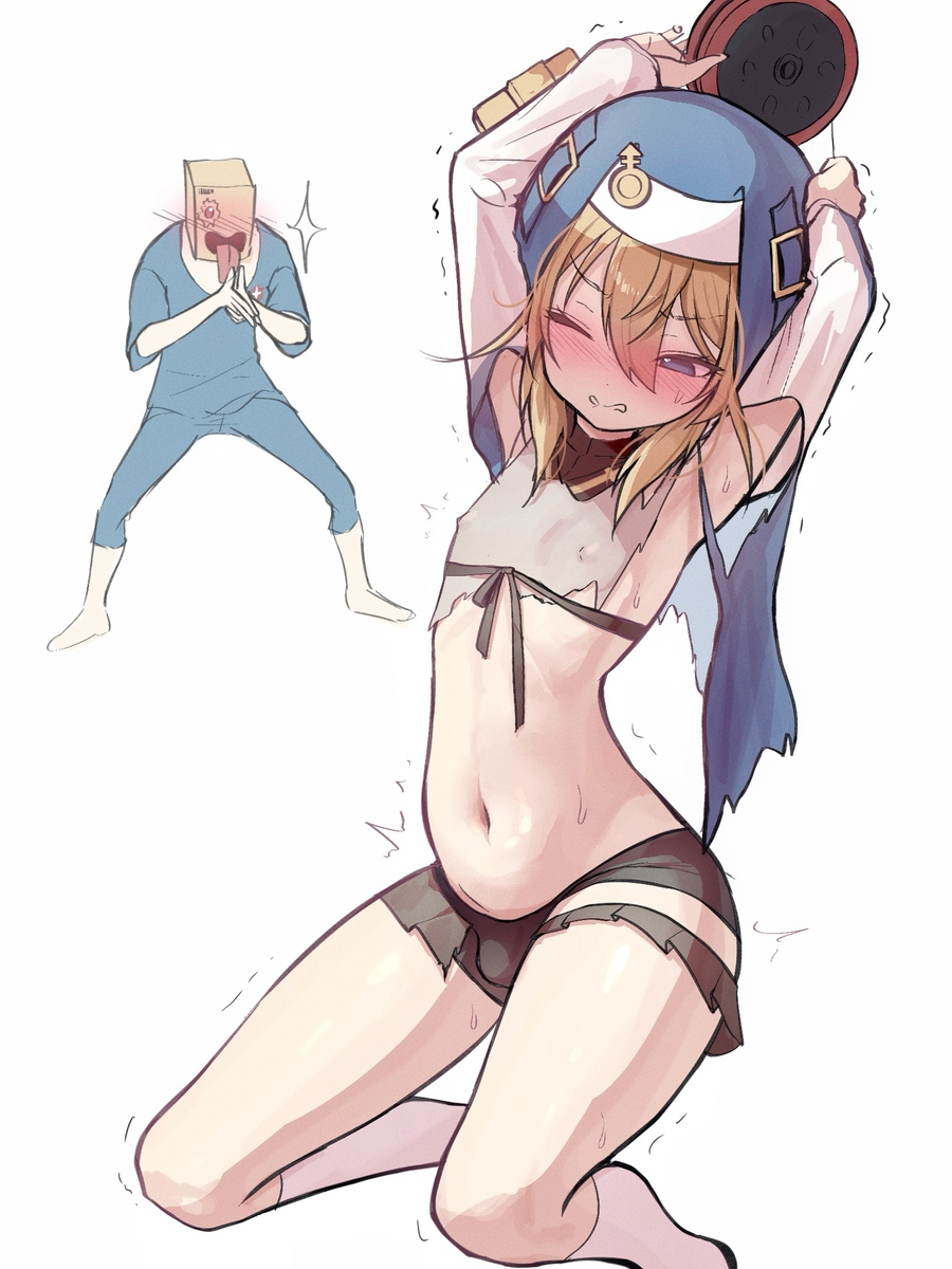 This is a pixiv picture whose title is ブリジット•島風くん.
