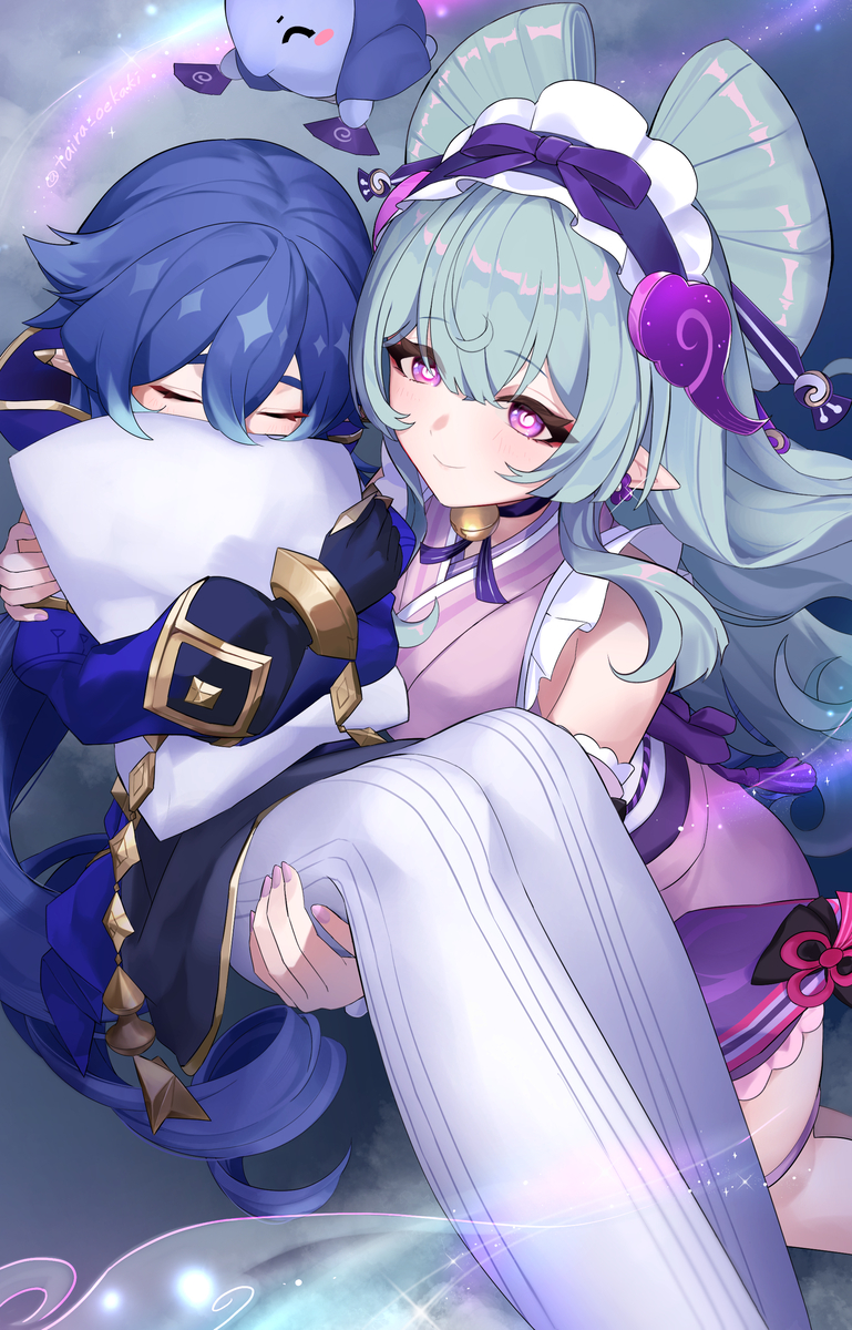 This is a pixiv picture whose title is お悩み解決！.