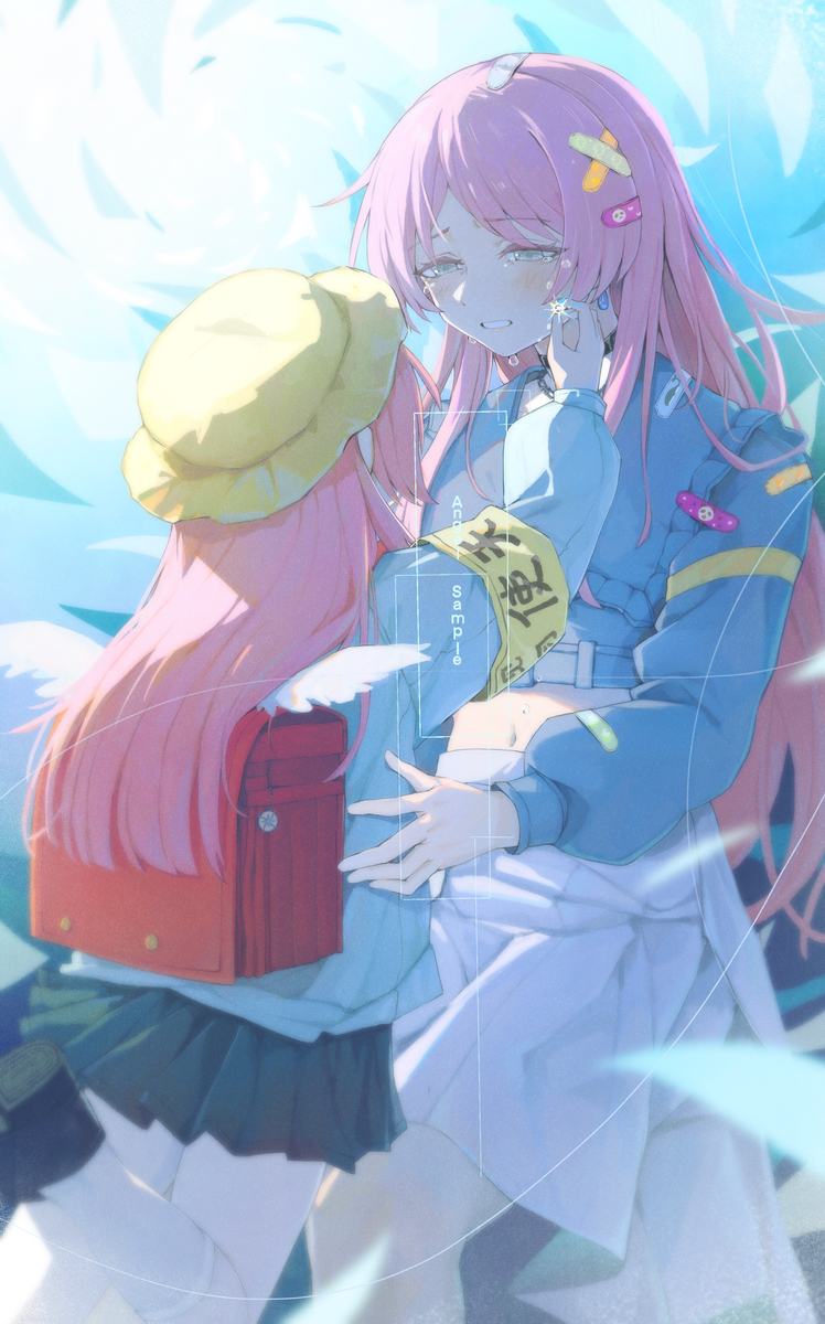 This is a pixiv picture whose title is angel.