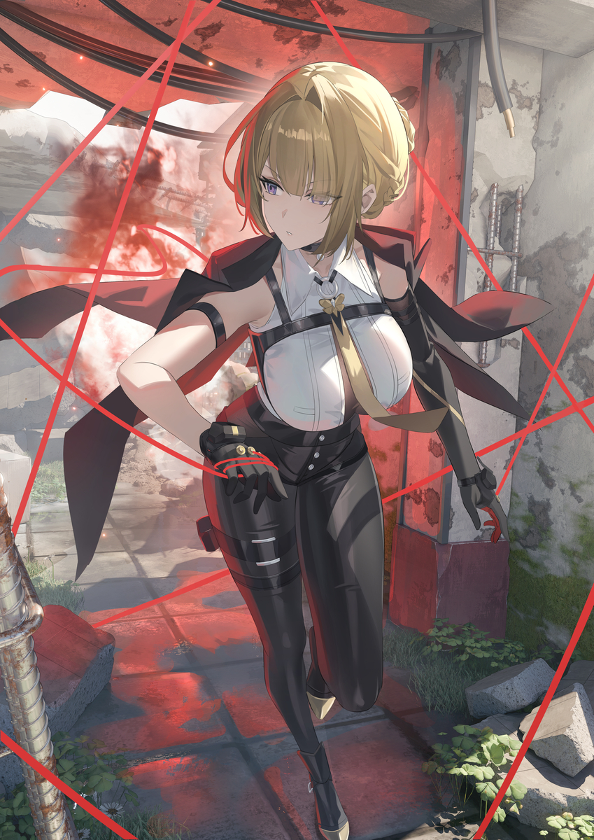 This is a pixiv picture whose title is 伊芙琳.