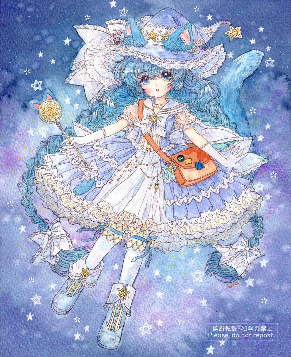 This is a pixiv picture whose title is マジカルキャット.