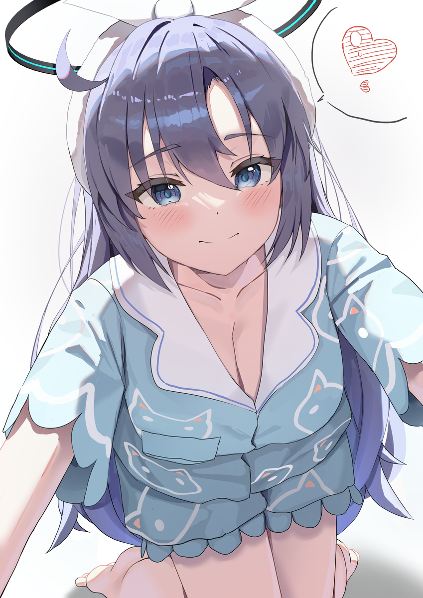 This is a pixiv picture whose title is 💜💜.