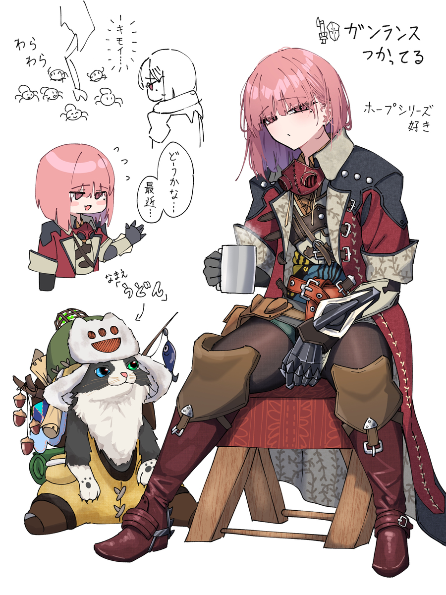 This is a pixiv picture whose title is モンハン楽しい.