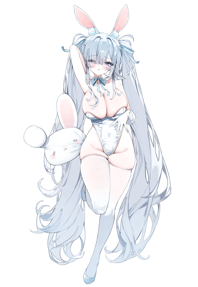 This is a pixiv picture whose title is NIKKE Bunny Cindy.