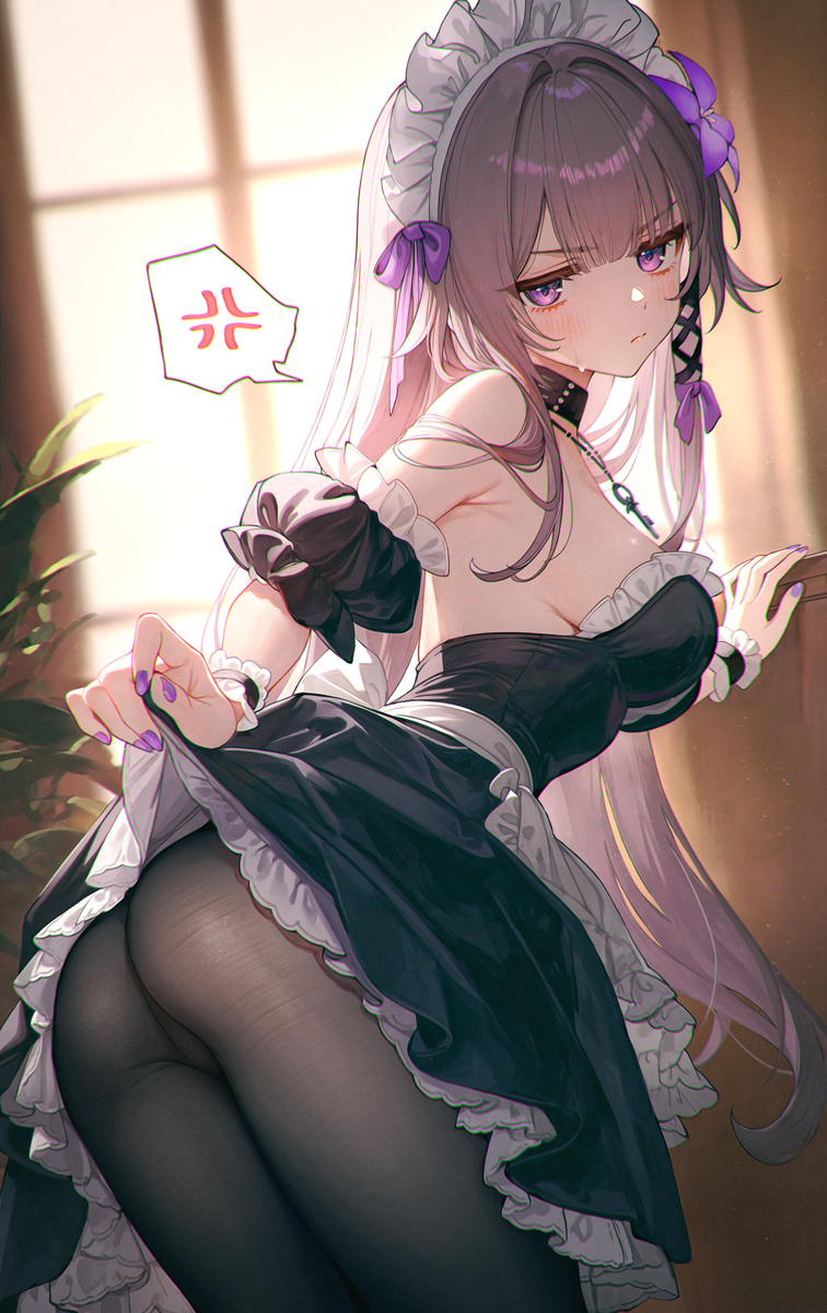 This is a pixiv picture whose title is メイド・ヘルタ.