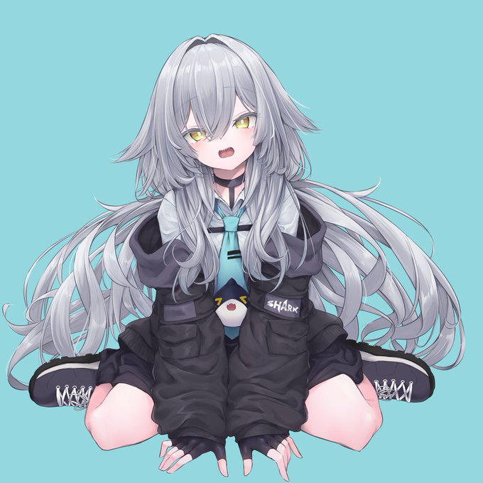 This is a pixiv picture whose title is ぺたん座りルルネちゃん.