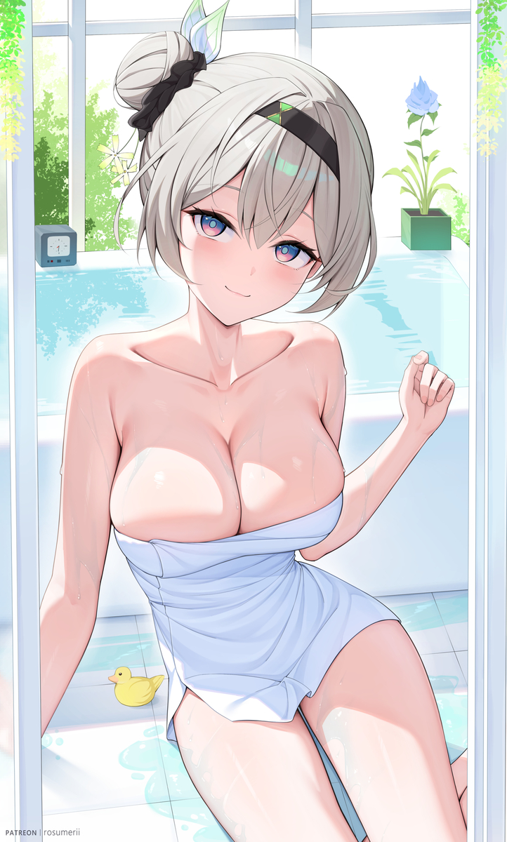 This is a pixiv picture whose title is お風呂.