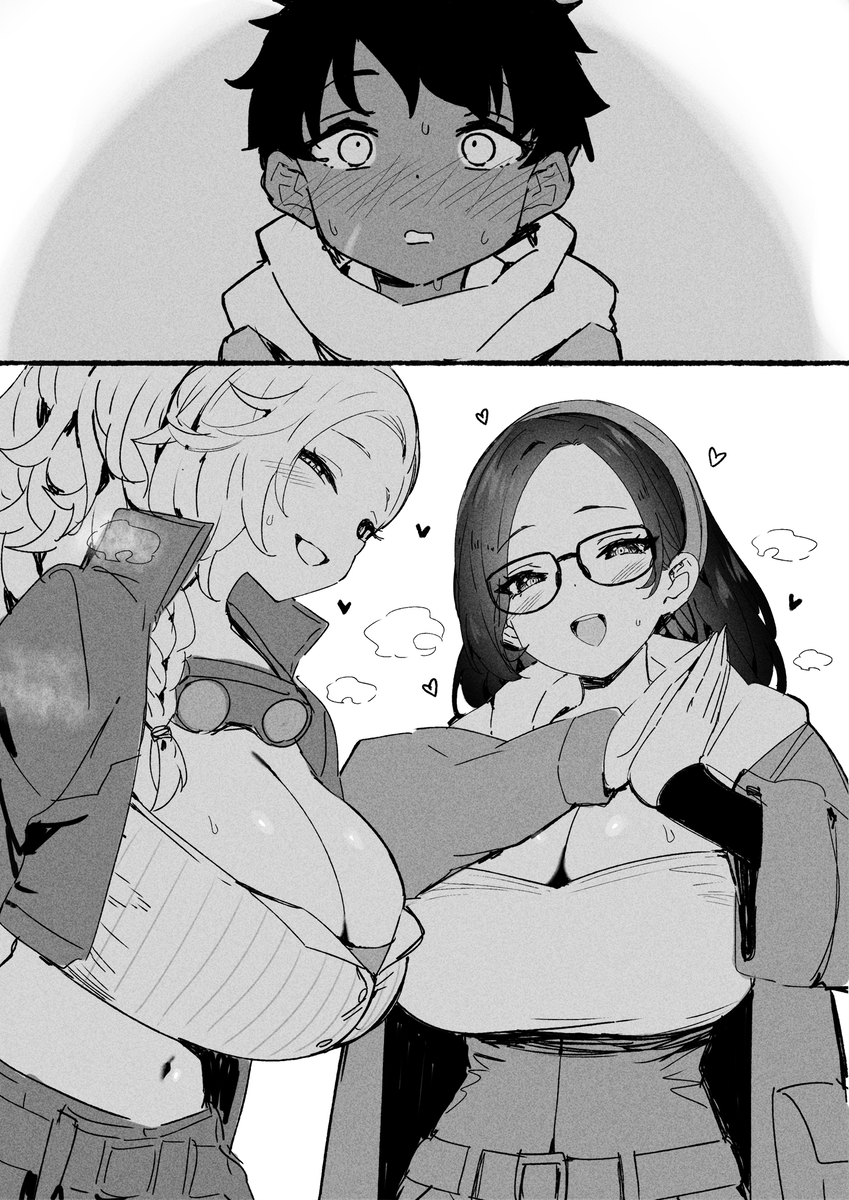 This is a pixiv picture whose title is 一狩りいこうぜ！.