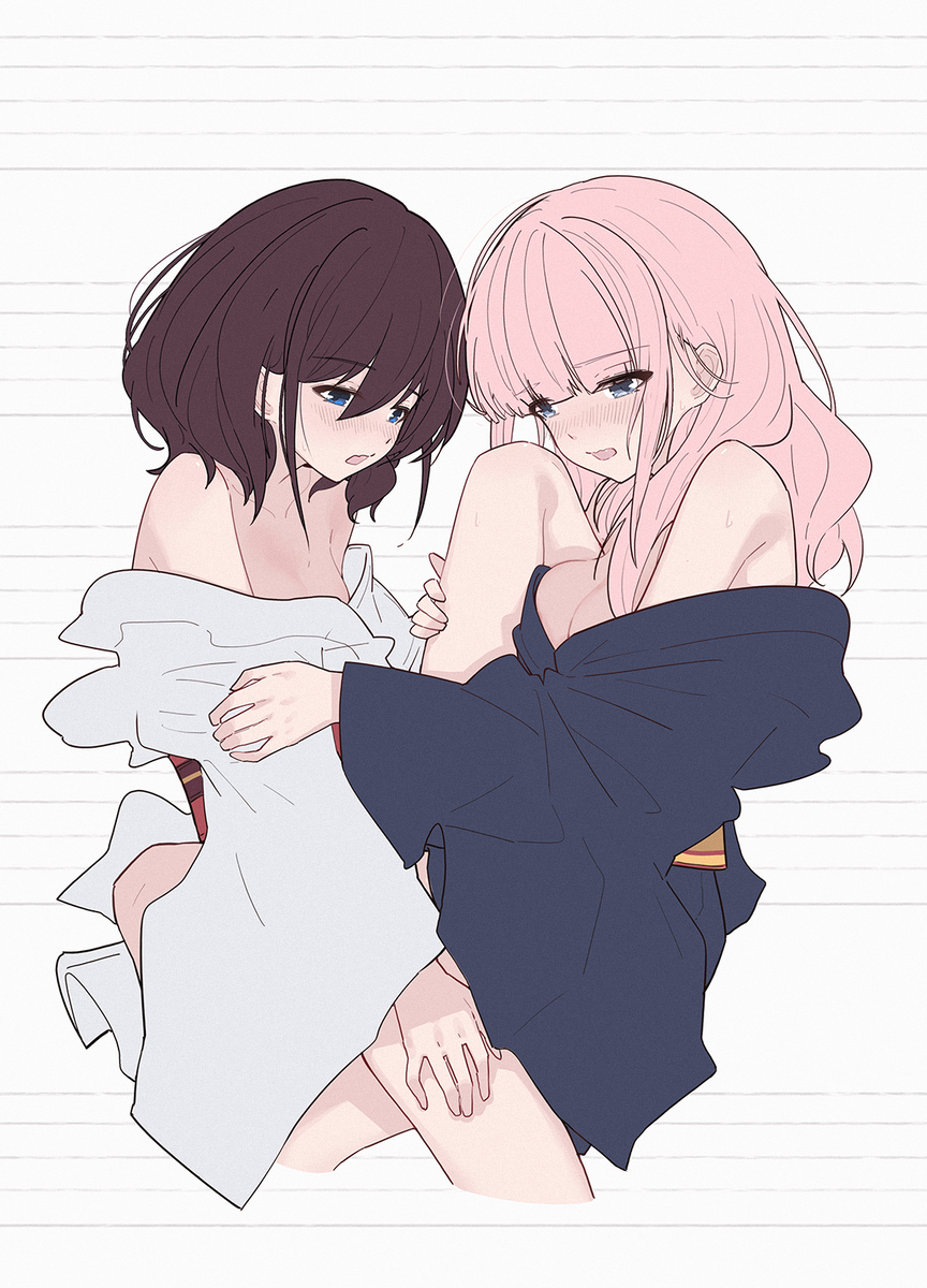 This is a pixiv picture whose title is 泡温泉后续🤤.
