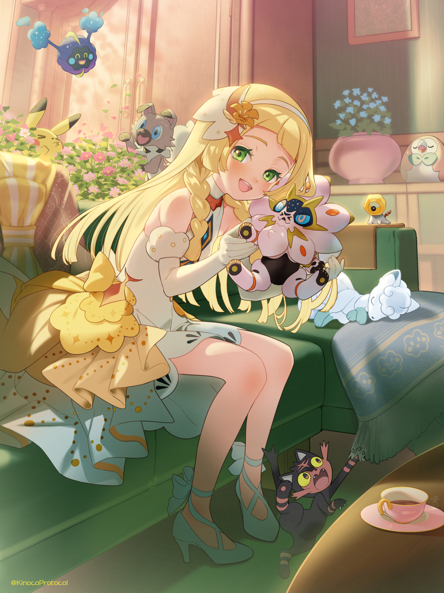 This is a pixiv picture whose title is リーリエ（24アニバーサリー）.