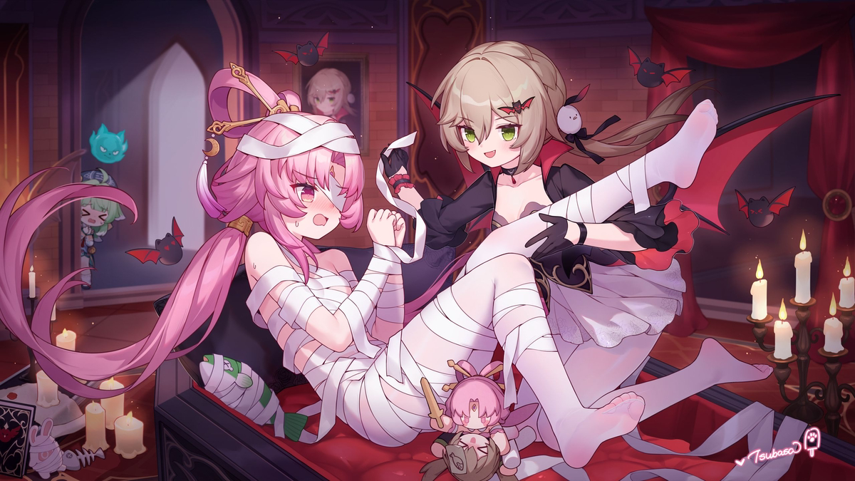 This is a pixiv picture whose title is 血裔的眷属.