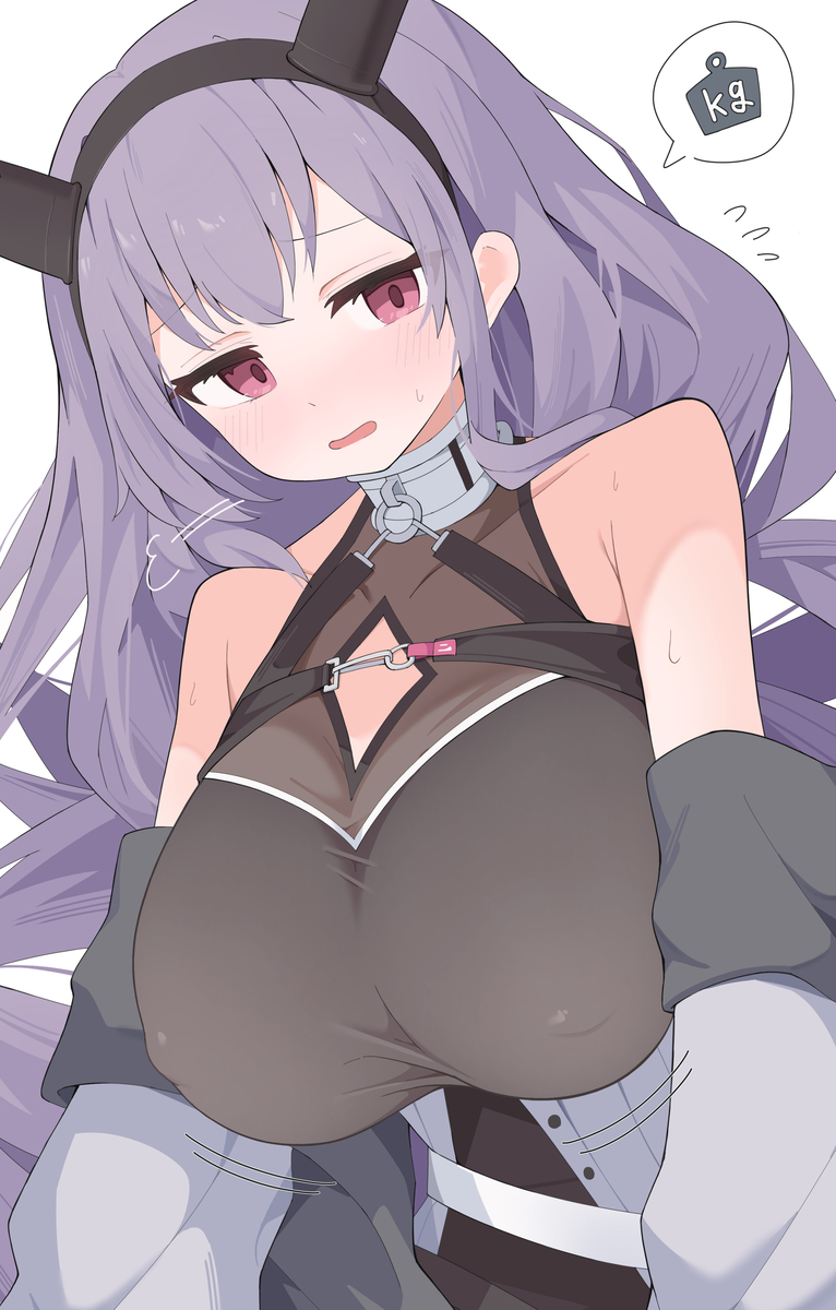 This is a pixiv picture whose title is 重たい......
