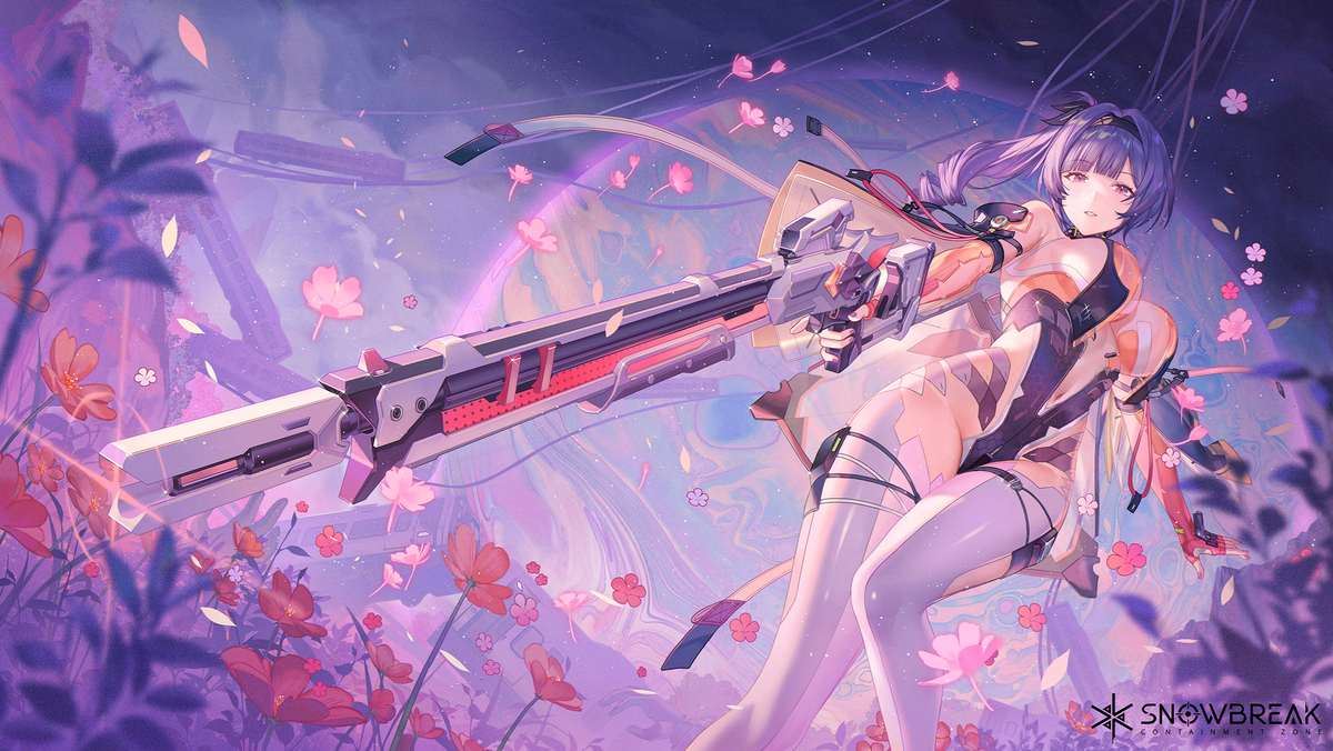 This is a pixiv picture whose title is Blossoms in Ruins.