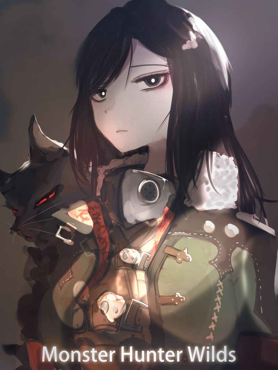 This is a pixiv picture whose title is 私のハンターです/My hunter.