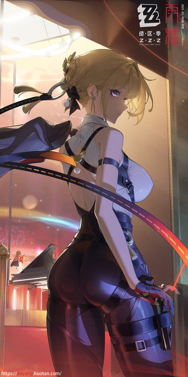 This is a pixiv picture whose title is 闪耀的背后.