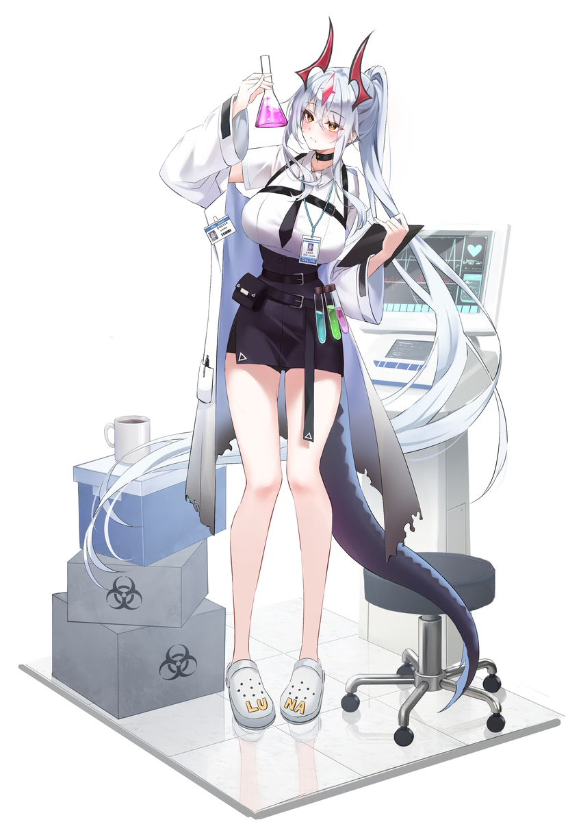 This is a pixiv picture whose title is Dr. Luna.