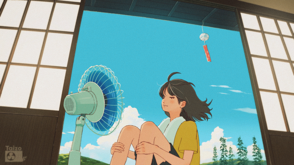 This is a pixiv picture whose title is 羽根と鈴.