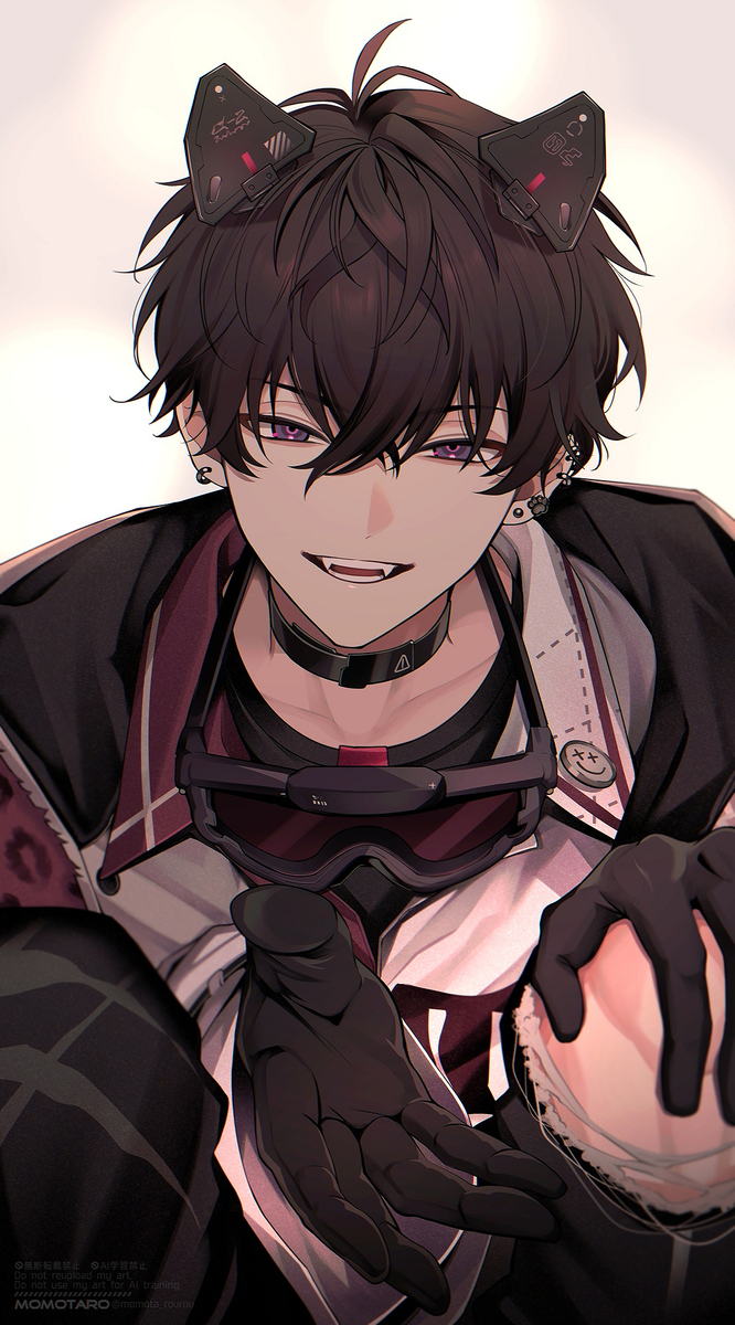 This is a pixiv picture whose title is 🤝.