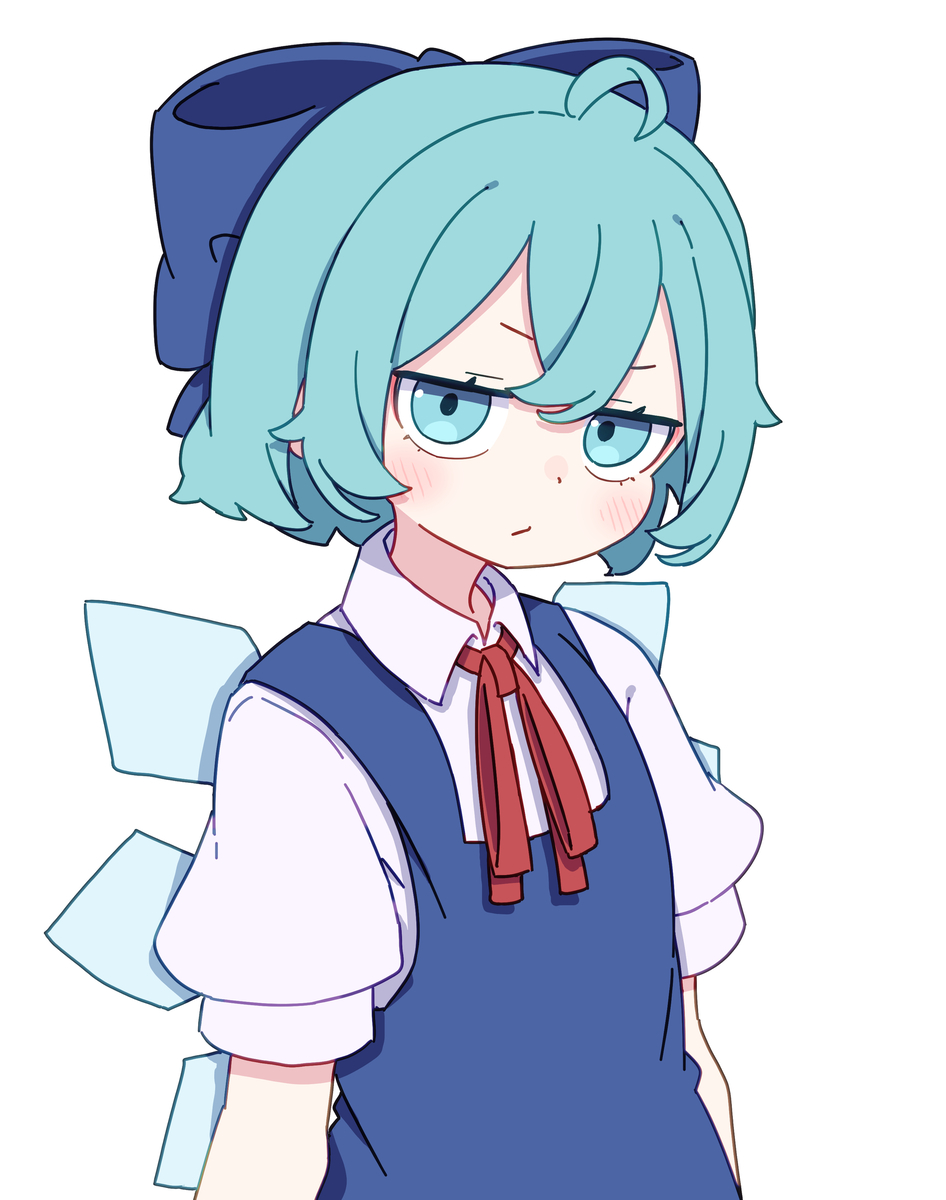 This is a pixiv picture whose title is チルノ.