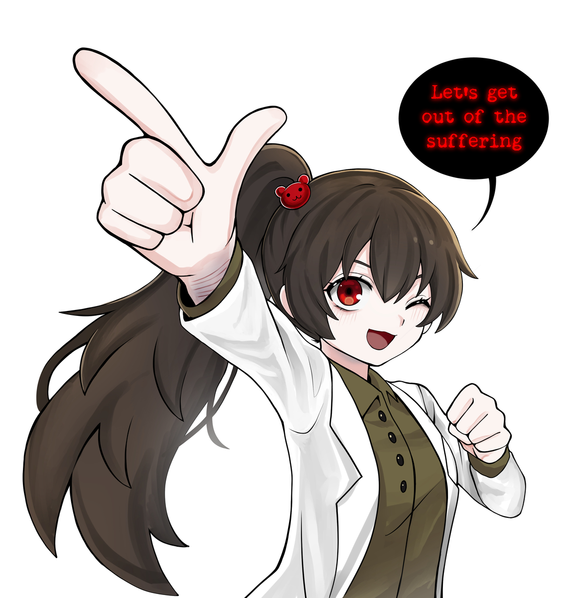 This is a pixiv picture whose title is 苦痛から解放！！.