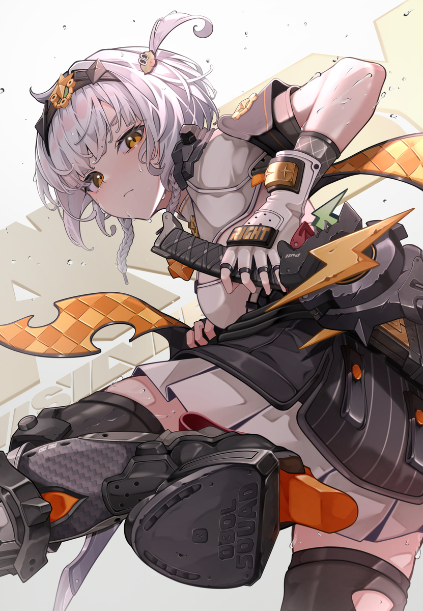 This is a pixiv picture whose title is シルバーソルジャー・アンビー.