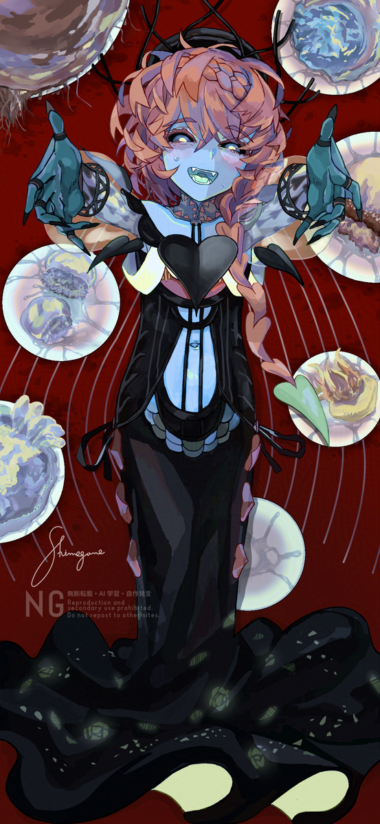 This is a pixiv picture whose title is 食べられるクラゲ.