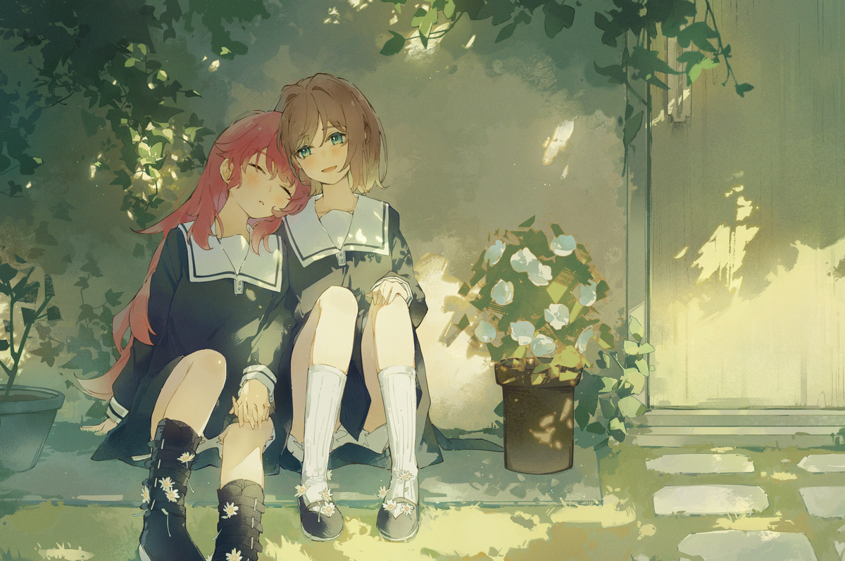 This is a pixiv picture whose title is きみ死ぬ.