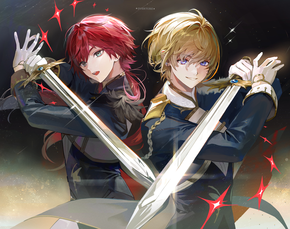 This is a pixiv picture whose title is OVERTURE⚔️.