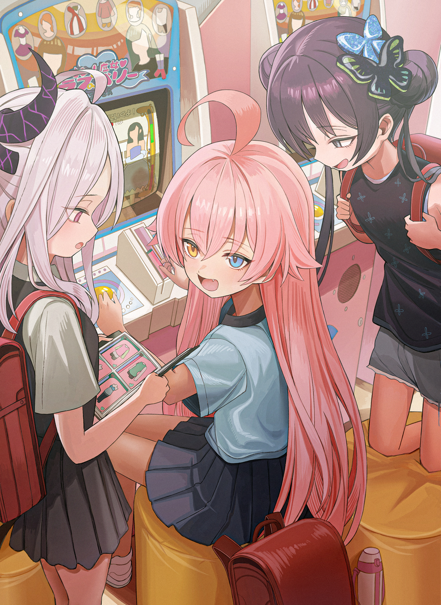 This is a pixiv picture whose title is 学校帰り.