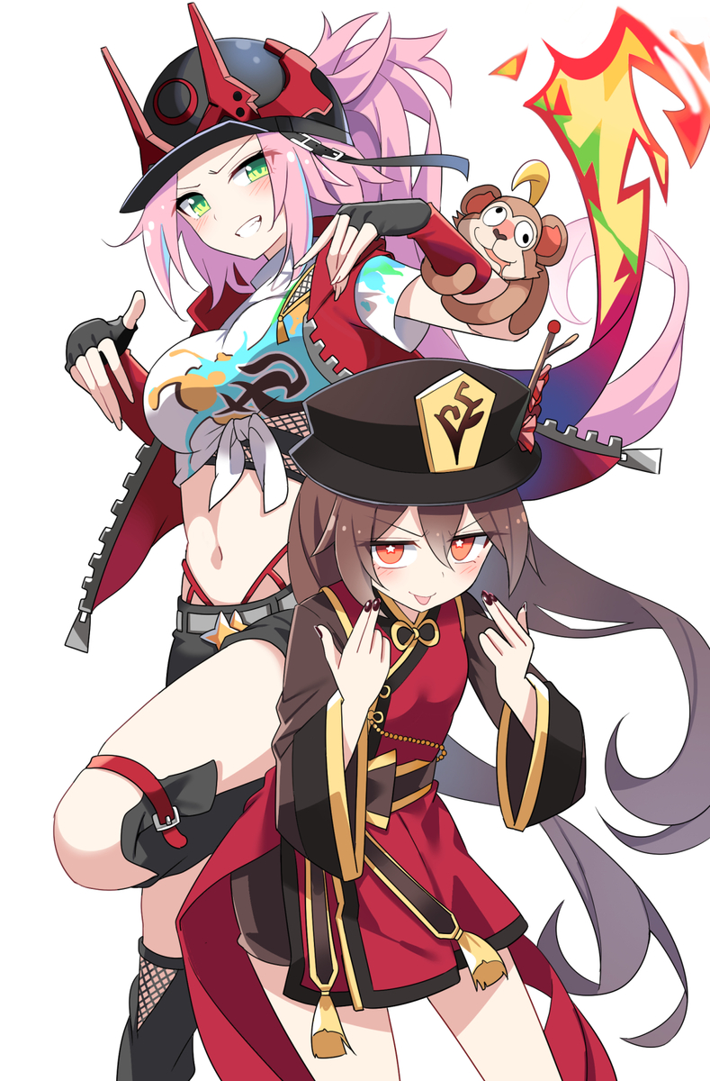 This is a pixiv picture whose title is シノビマントラバトル!!.