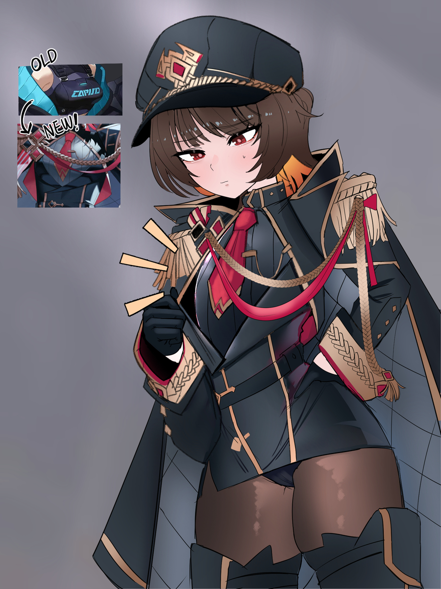 This is a pixiv picture whose title is 안전교관 에스텔 너프.