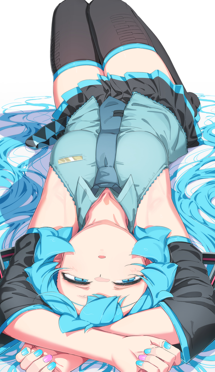 This is a pixiv picture whose title is ミクの日.