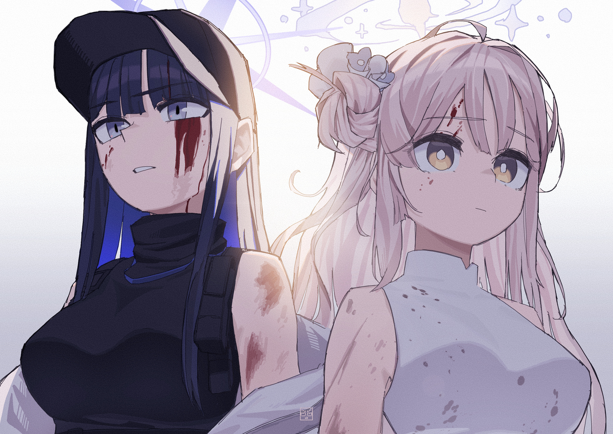 This is a pixiv picture whose title is サオリとミカ！.