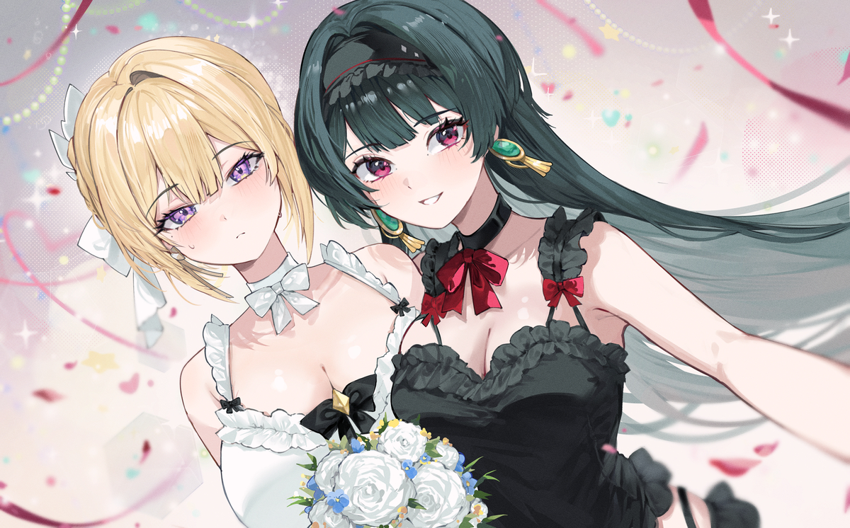 This is a pixiv picture whose title is アストラ💗イヴリン.