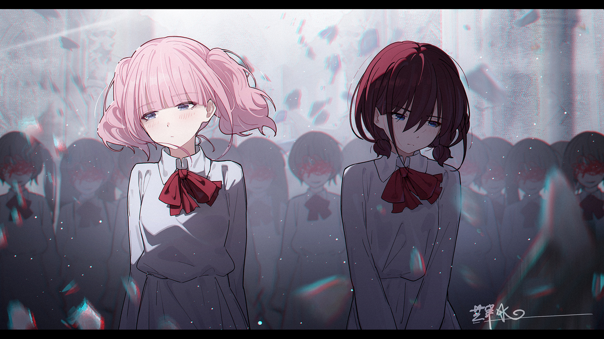 This is a pixiv picture whose title is 😭😭😭.