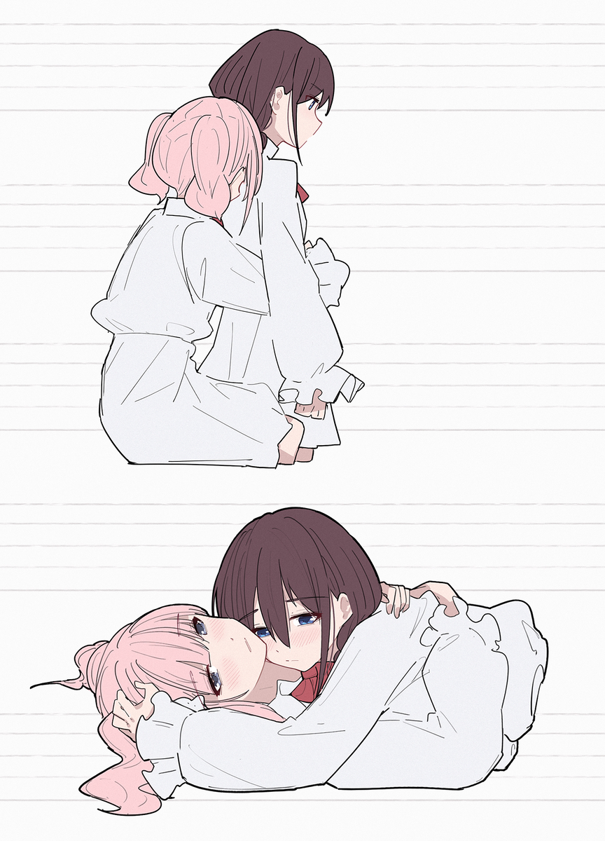 This is a pixiv picture whose title is 分手前最后再来一次吧.