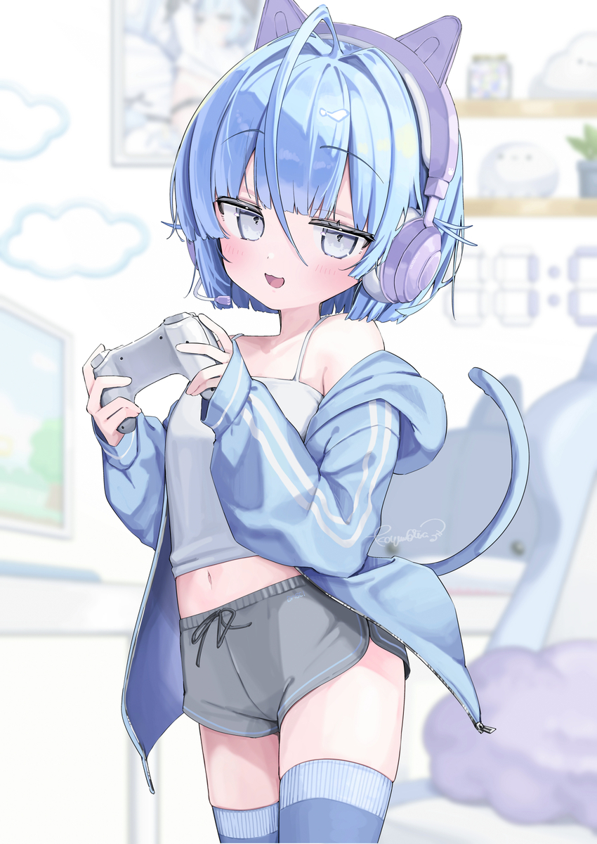 This is a pixiv picture whose title is 👾.