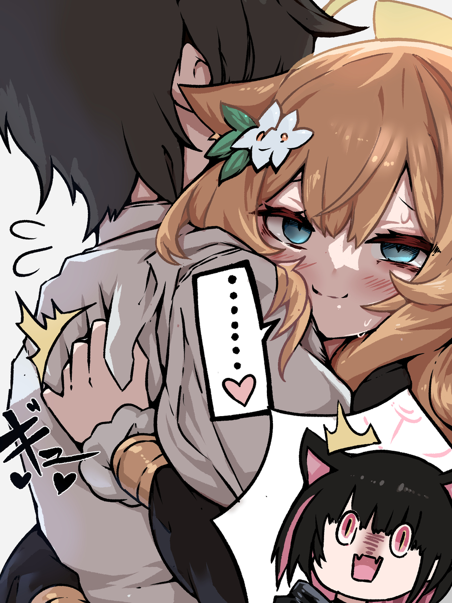 This is a pixiv picture whose title is ブルアカ_X・マリーまとめ(*´-`).