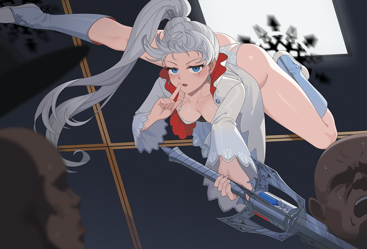This is a pixiv picture whose title is Stealth movement above.