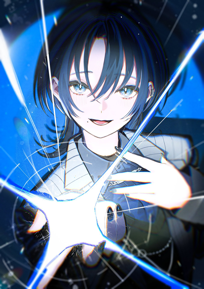This is a pixiv picture whose title is 青くん.